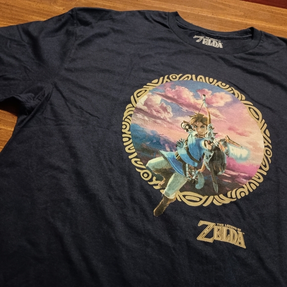 LEGEND OF ZELDA T-SHIRT - XL // Nintendo Link Video Game Graphic Tee Shirt - Picture 6 of 9